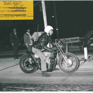 my Honda 450 at Twin City, 1974 with time ticket.jpg
